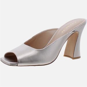 Coach patent leather mules